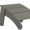 Flash Furniture Gray Poly Resin Adirondack Style Ottoman JJ-C14309-GY-GG - alternate 3